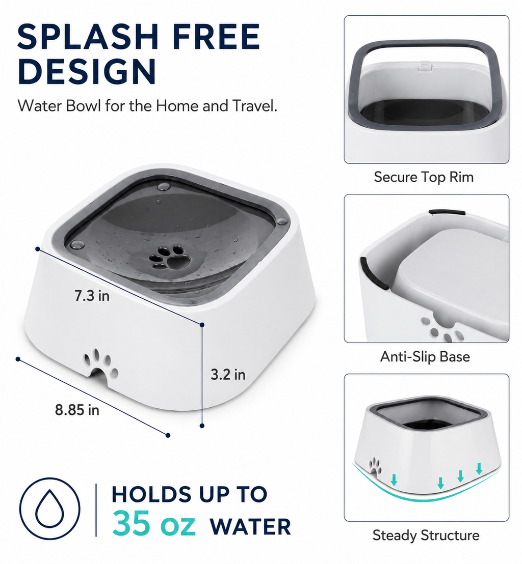 NoSplash Pet Bowl™